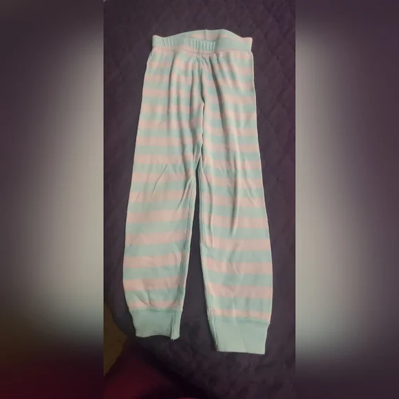 Hanna Andersson-EUC- Striped Pajamas in Light Blue and Pink - Picture 2 of 3
